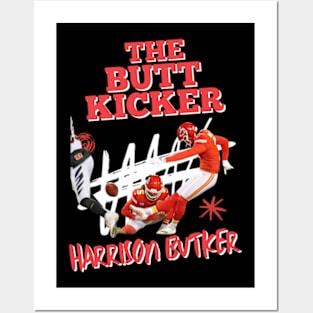 Harrison Butker Kansas City Butt Kicker Posters and Art